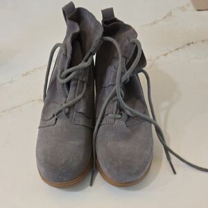 Sorel Gray Suede Women's Boots